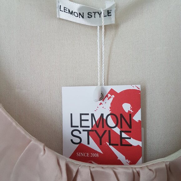 Lemon Style Ivory/Beige/Cream Sleeveless Dress, One Size - NWT - Picture 3 of 5